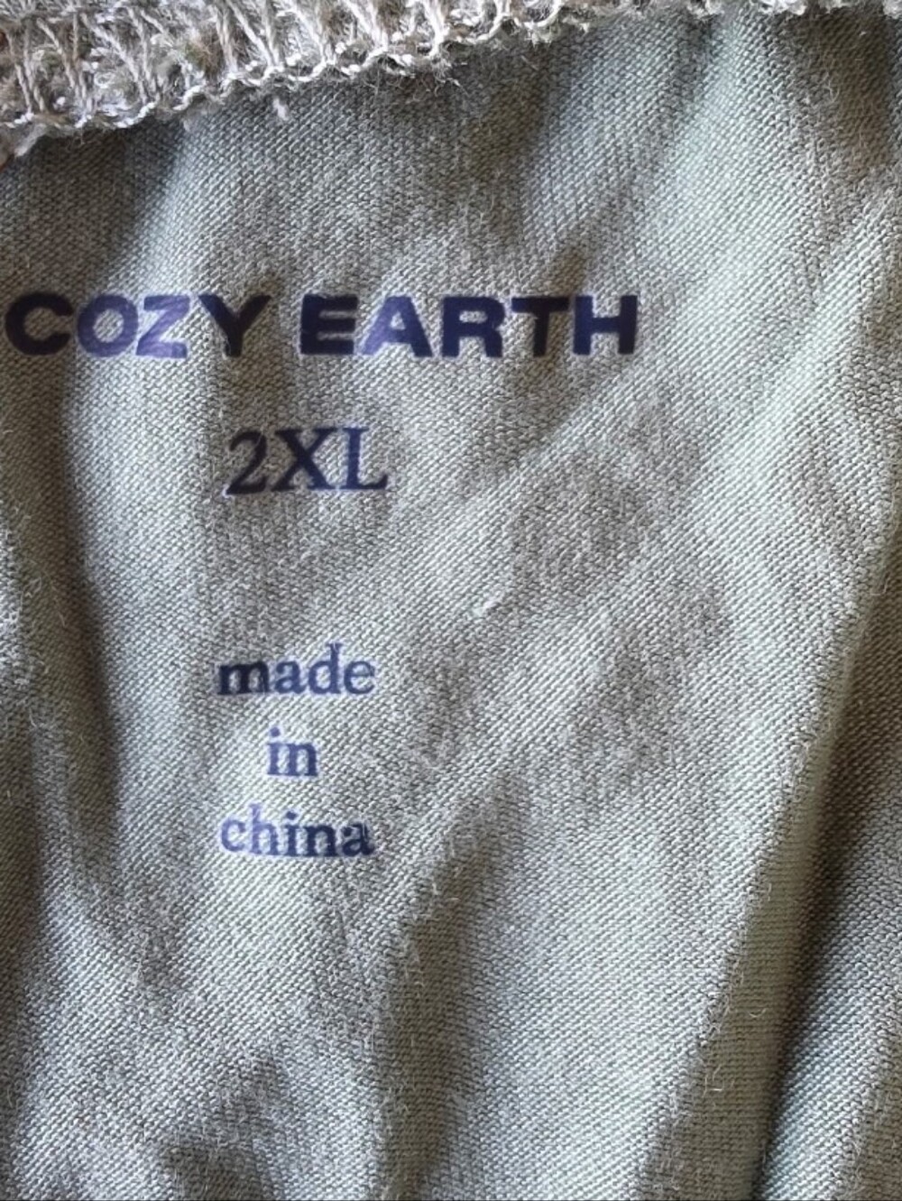 NWT ~ Cozy Earth Fern Green Women's Long Sleeve Bamboo Stretch Knit Pajamas~XXL - Picture 10 of 14